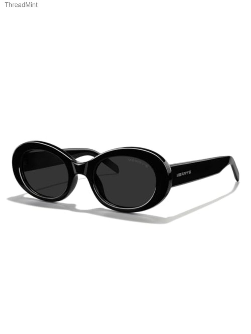 Women's Oval Polarized Acetate Sunglasses UV Protection